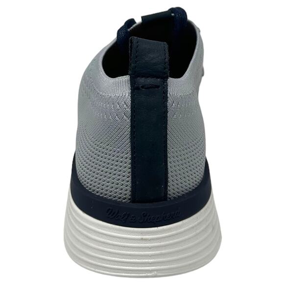 Wolf and Shepherd Men's SwiftKnit Lightweight Knit Mesh Shoes in Light Grey - Picture 6 of 7